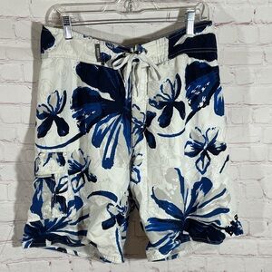 Kirra Tropical Floral Board Shorts Swim Trunks Size 32